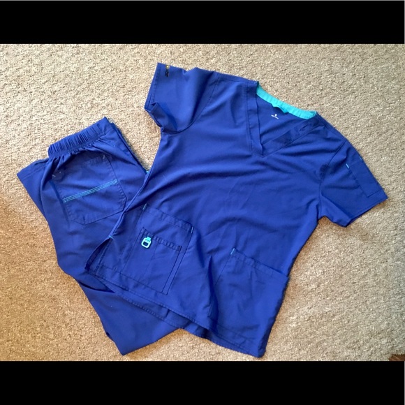 Carhartt Force Women’s Scrub Set - Royal Blue